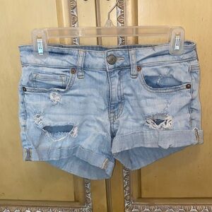 Aero denim shorts